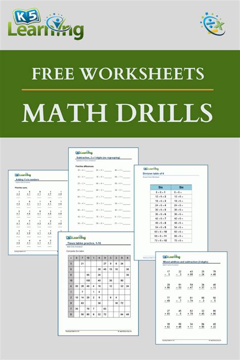 math drills worksheets|Math Drills Worksheets .